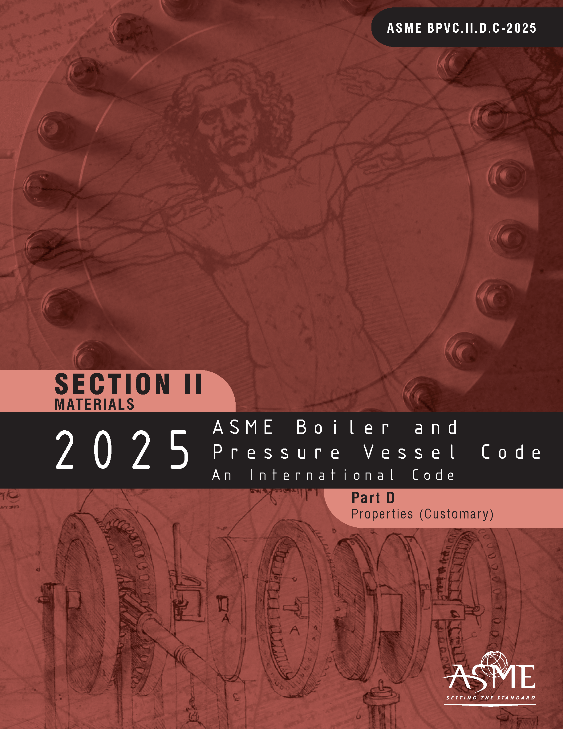 ASME BPVC 2025 Section 2 Part D (Customary)